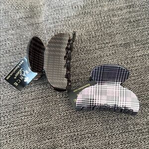 Patterned Hair Claw Clips Set